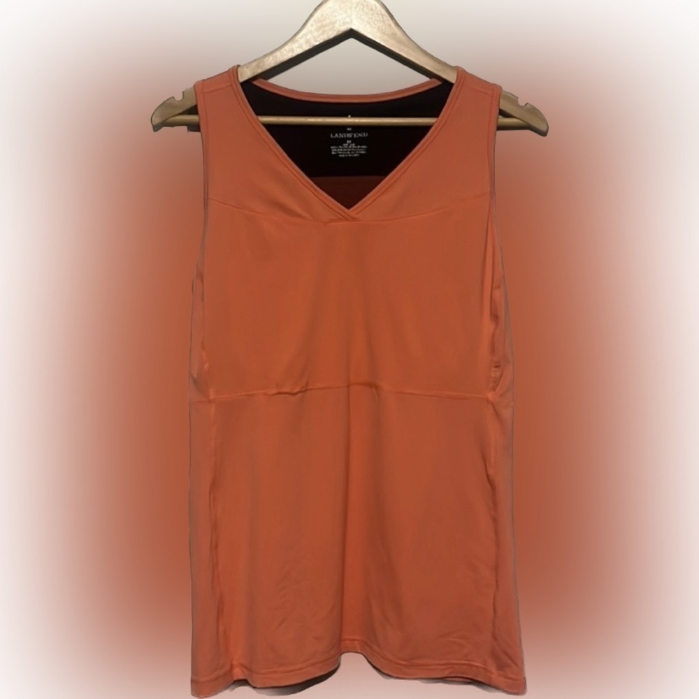 Lands' End Women Active Gym Yoga Tank Top
